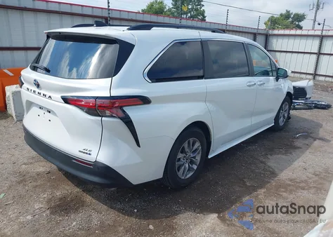 2022 Toyota Sienna Xle from USA, damaged, VIN 5TDYRKEC9NS090213